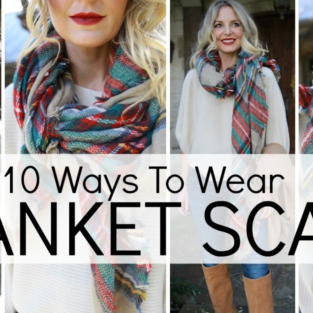 10 Ways to Wear a Blanket Scarf